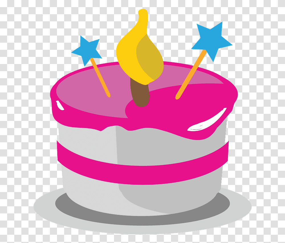 Birthday Cake Emoji Clipart Vote Sticker, Dessert, Food, Candle, Hat Transparent Png