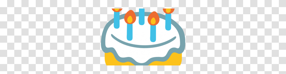 Birthday Cake Emoji Image, Dessert, Food, Cutlery Transparent Png