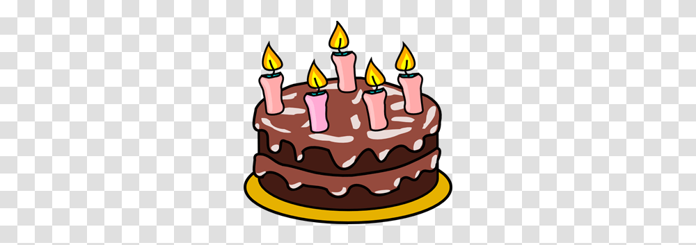 Birthday Cake For A Girl Clip Arts For Web, Dessert, Food, Candle Transparent Png