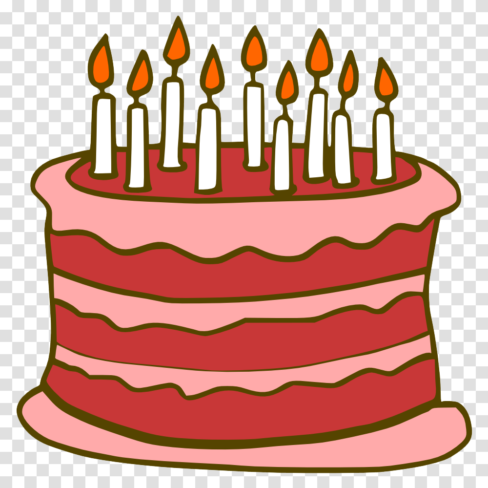 Birthday Cake Free Download Birthday Cake Coloring Page, Dessert, Food, Sweets, Confectionery Transparent Png