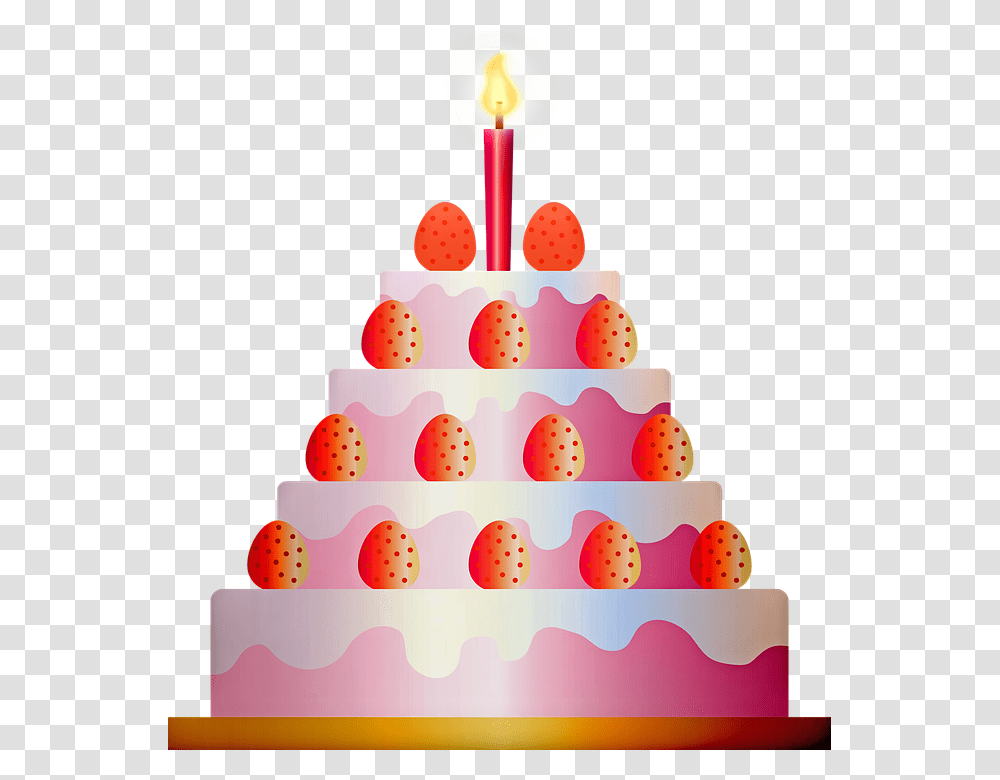 Birthday Cake Happy Birthday Cake Birthday Gateau D Anniversaire, Dessert, Food, Cream, Creme Transparent Png
