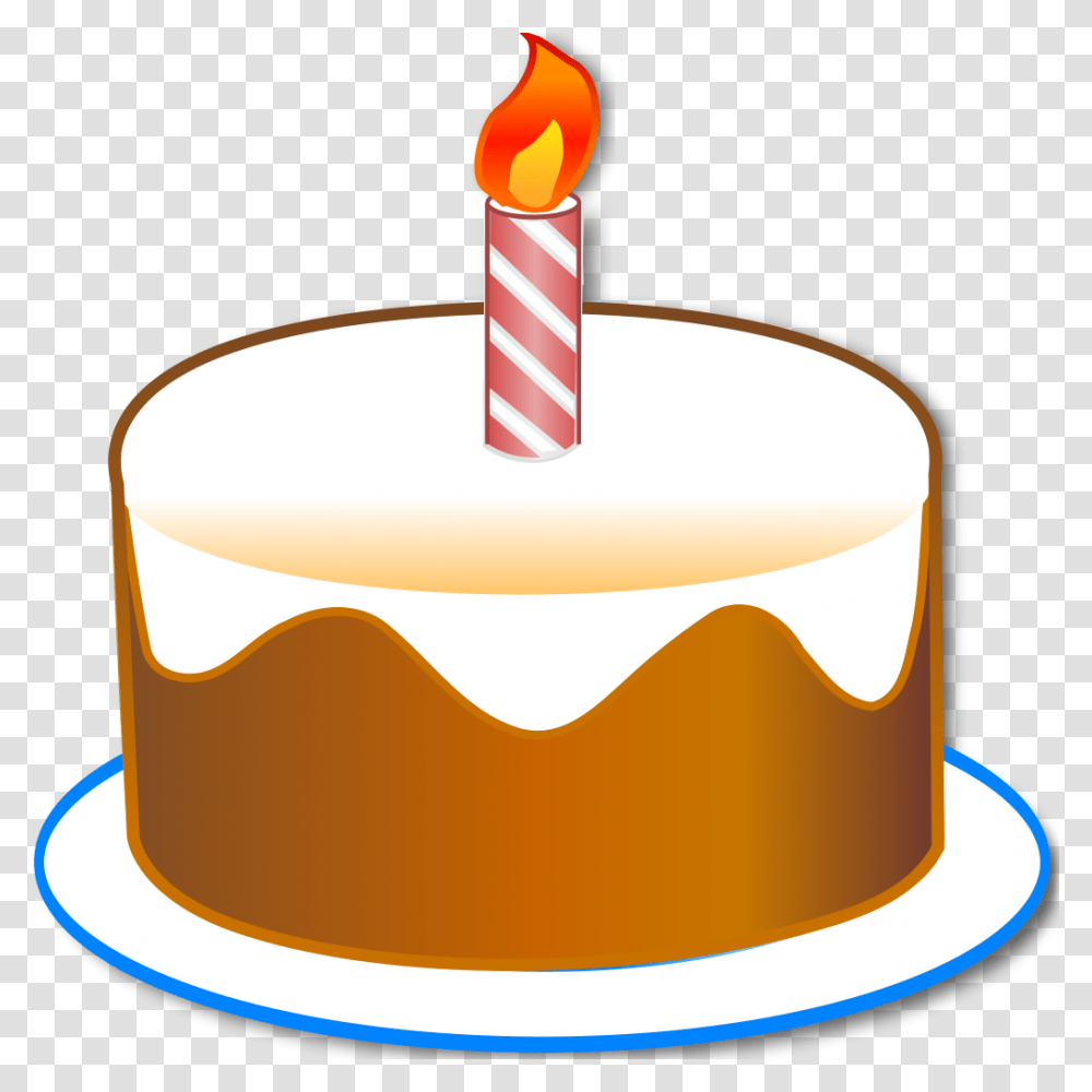 Birthday Cake Icon, Candle, Dessert, Food, Icing Transparent Png