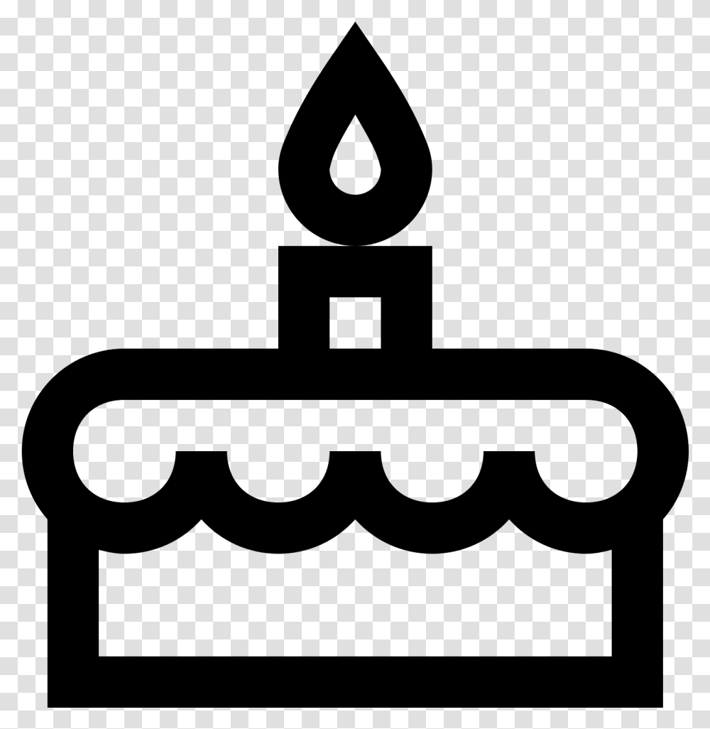 Birthday Cake Icon Day Of Birth Symbol, Gray, World Of Warcraft Transparent Png