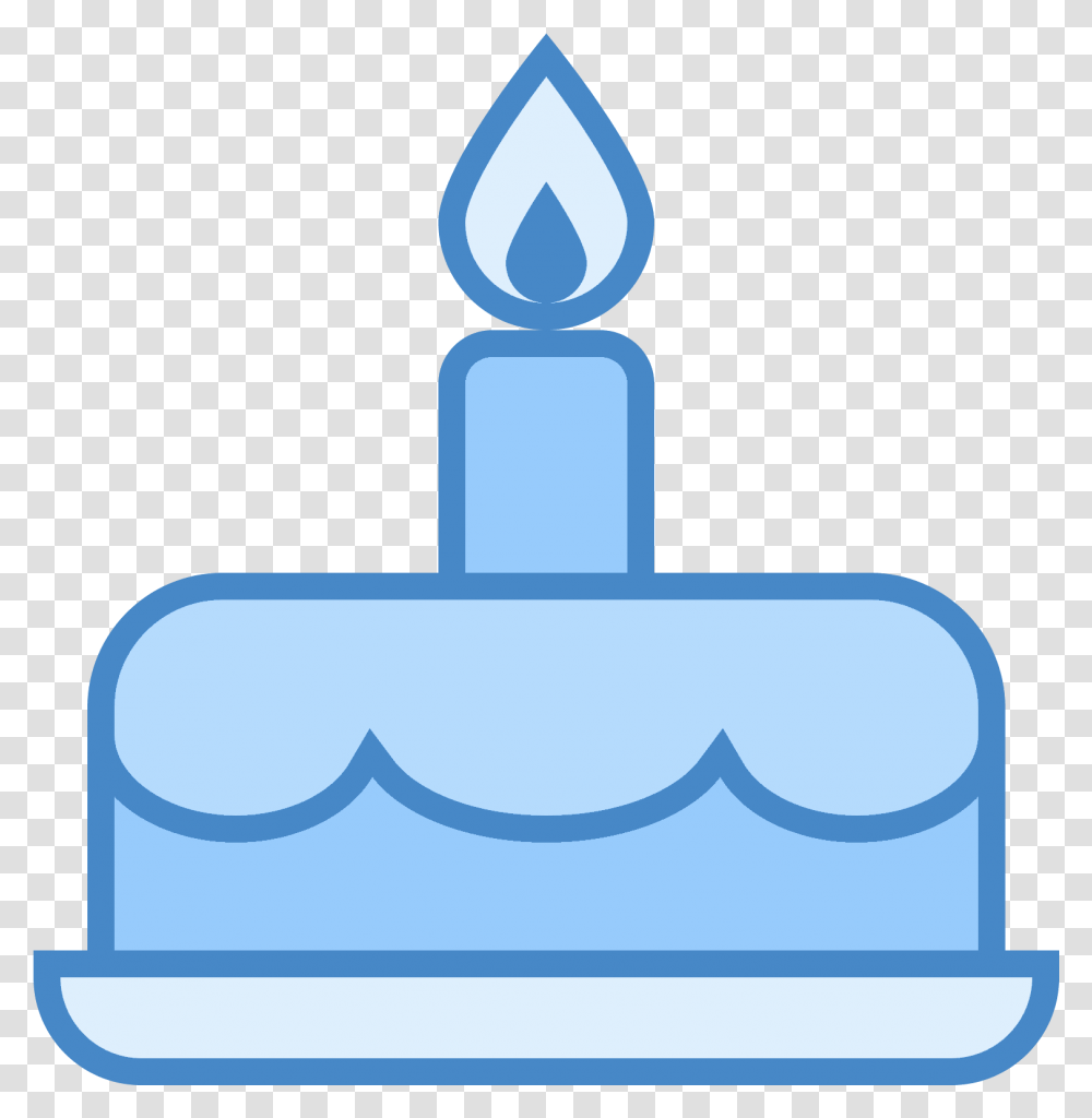 Birthday Cake Icon Facebook Birthday Cake Icon, Shovel, Tool, Candle, Symbol Transparent Png