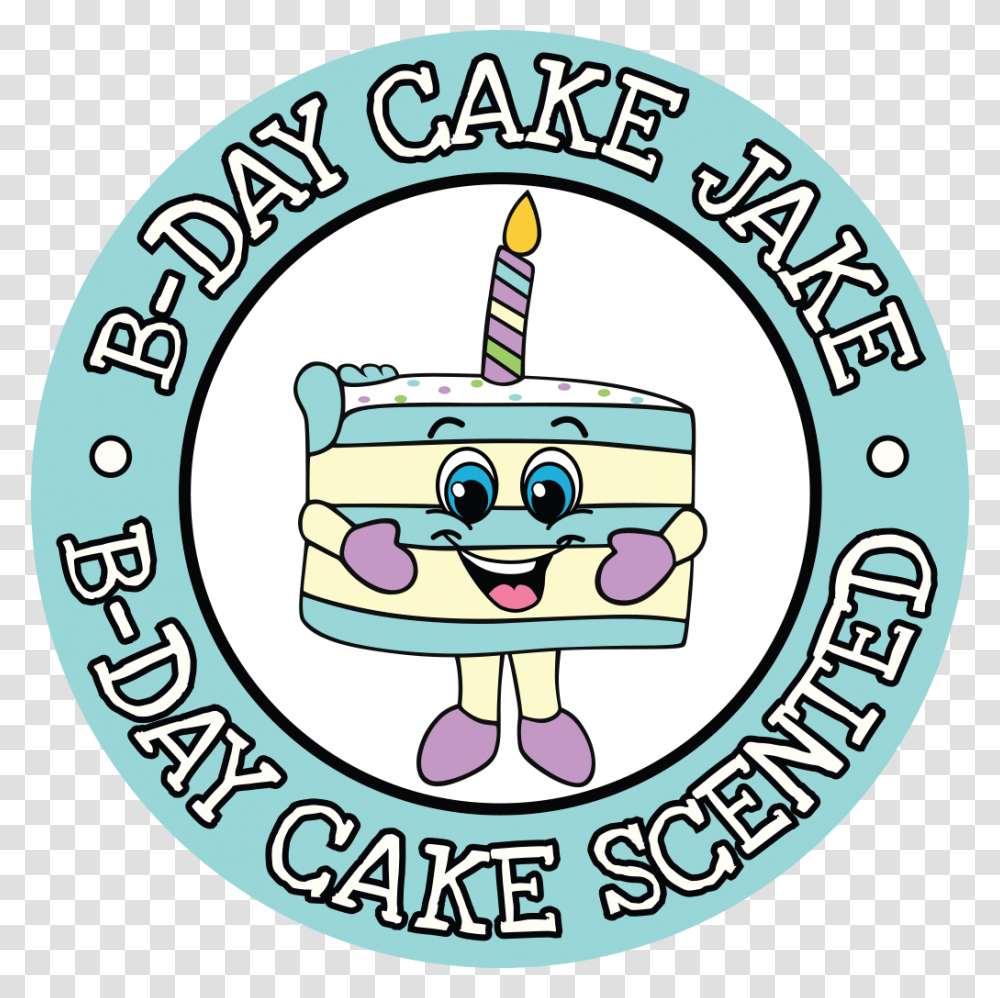 Birthday Cake Jake Sticker Pack Cartoon, Label, Logo Transparent Png