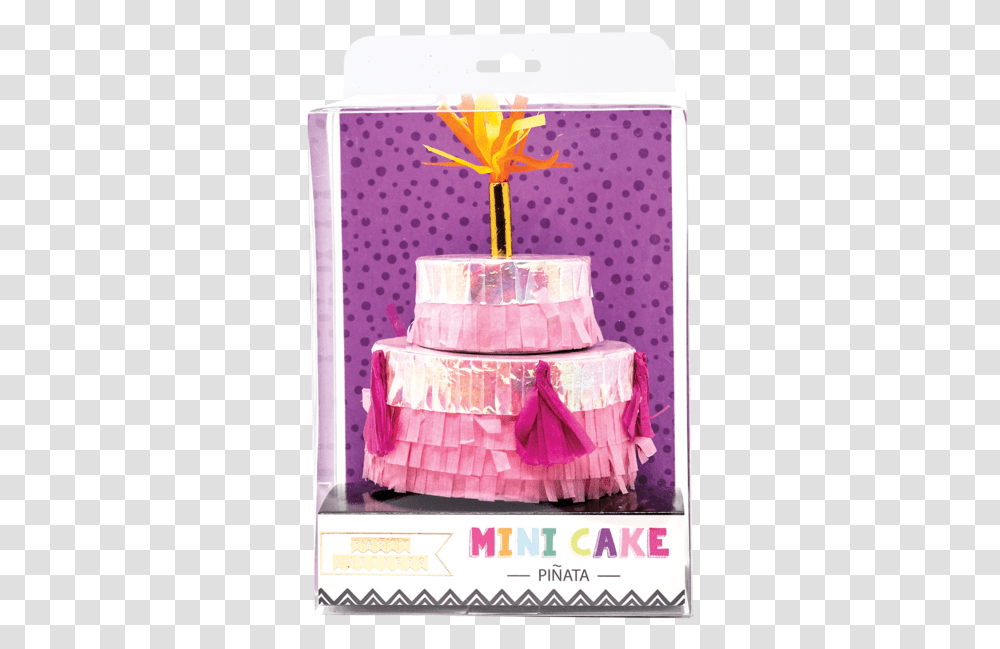 Birthday Cake Mini Pinata Favors Set Of, Dessert, Food, Crib, Furniture Transparent Png
