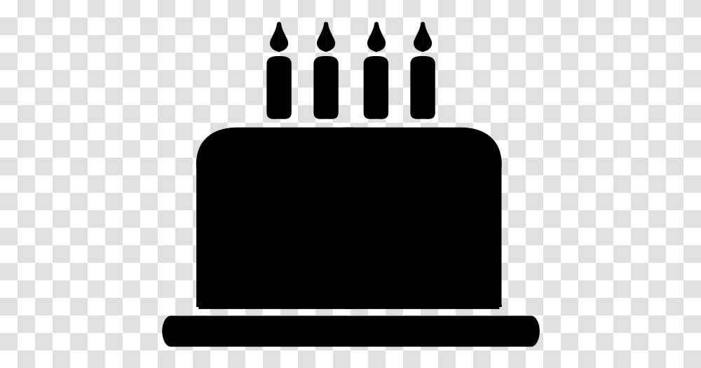 Birthday Cake Silhouette, Gray, World Of Warcraft Transparent Png