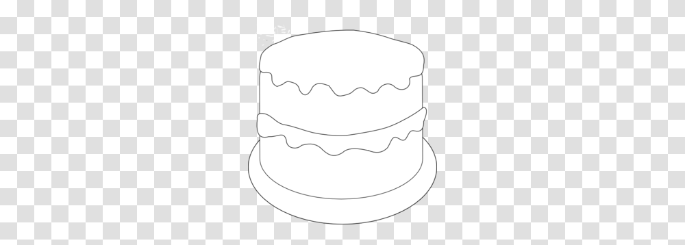 Birthday Cake To Color Free Coloring Library, Furniture, Jar, Dessert, Food Transparent Png