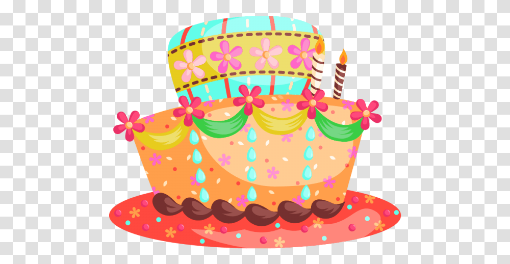 Birthday Cake Vector, Dessert, Food, Cream, Creme Transparent Png