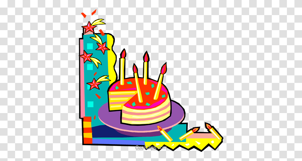 Birthday Cake With Candles Royalty Free Vector Clip Art, Dessert, Food, Bird, Animal Transparent Png