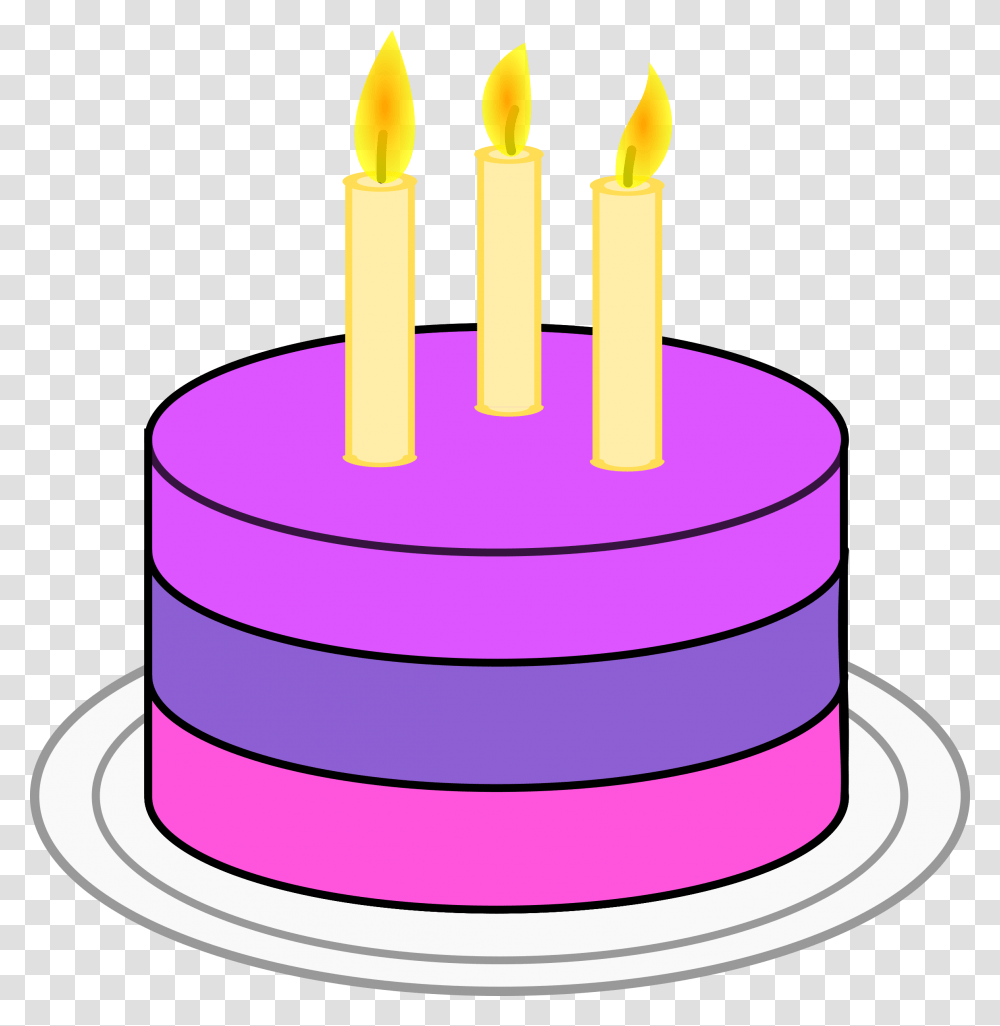 Birthday Cakes Cake Clip Art Remarkable Free, Dessert, Food, Candle Transparent Png