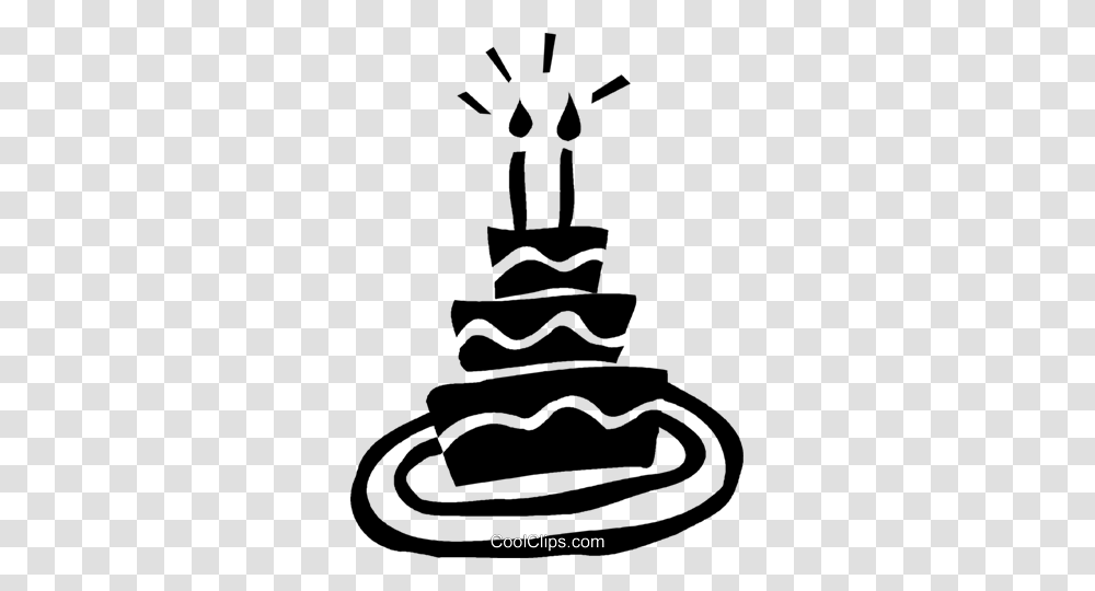 Birthday Cakes Royalty Free Vector Clip Art Illustration, Stencil, Emblem Transparent Png