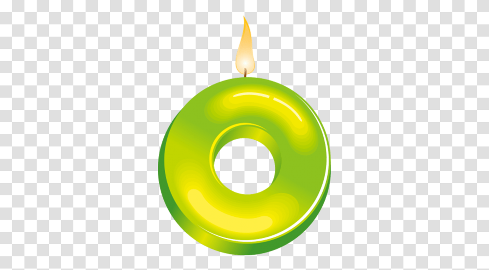 Birthday Candle Number 0 Image Free Circle, Ornament Transparent Png
