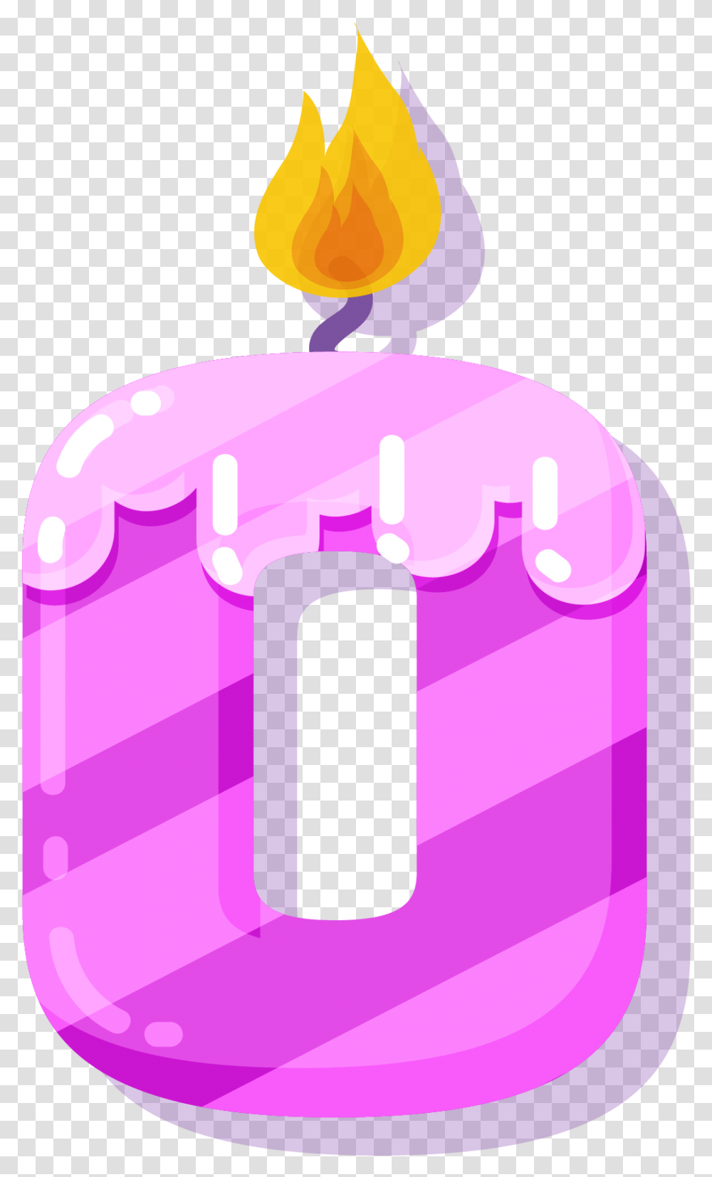 Birthday Candle Number 10, Logo, Trademark Transparent Png