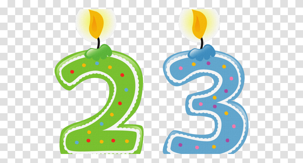 Birthday Candles Clipart Velas, Number, Alphabet Transparent Png