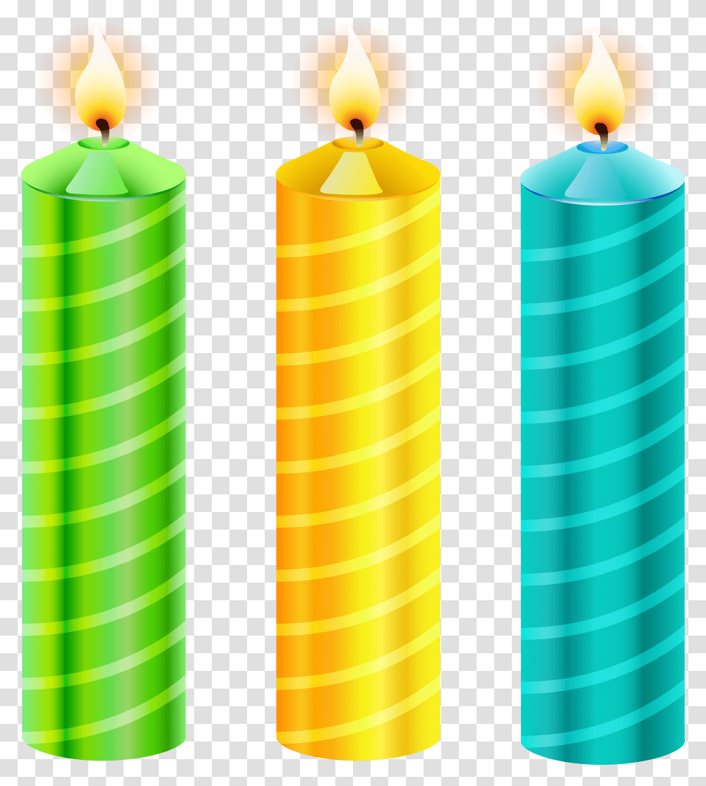 Birthday Candles Vector Clipart Picture Birthday Candle With Background Transparent Png