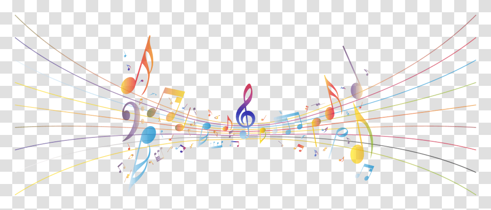 Birthday Card With Music Notes, Bow, Light Transparent Png