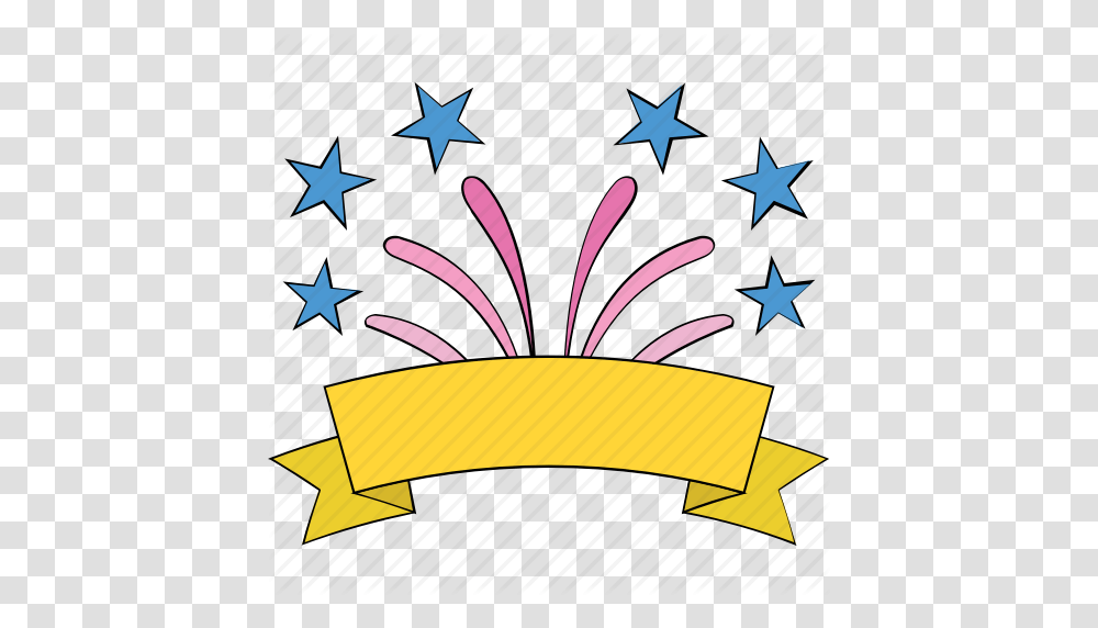 Birthday Celebrate Confetti Party Streamers Swirl Icon, Star Symbol Transparent Png