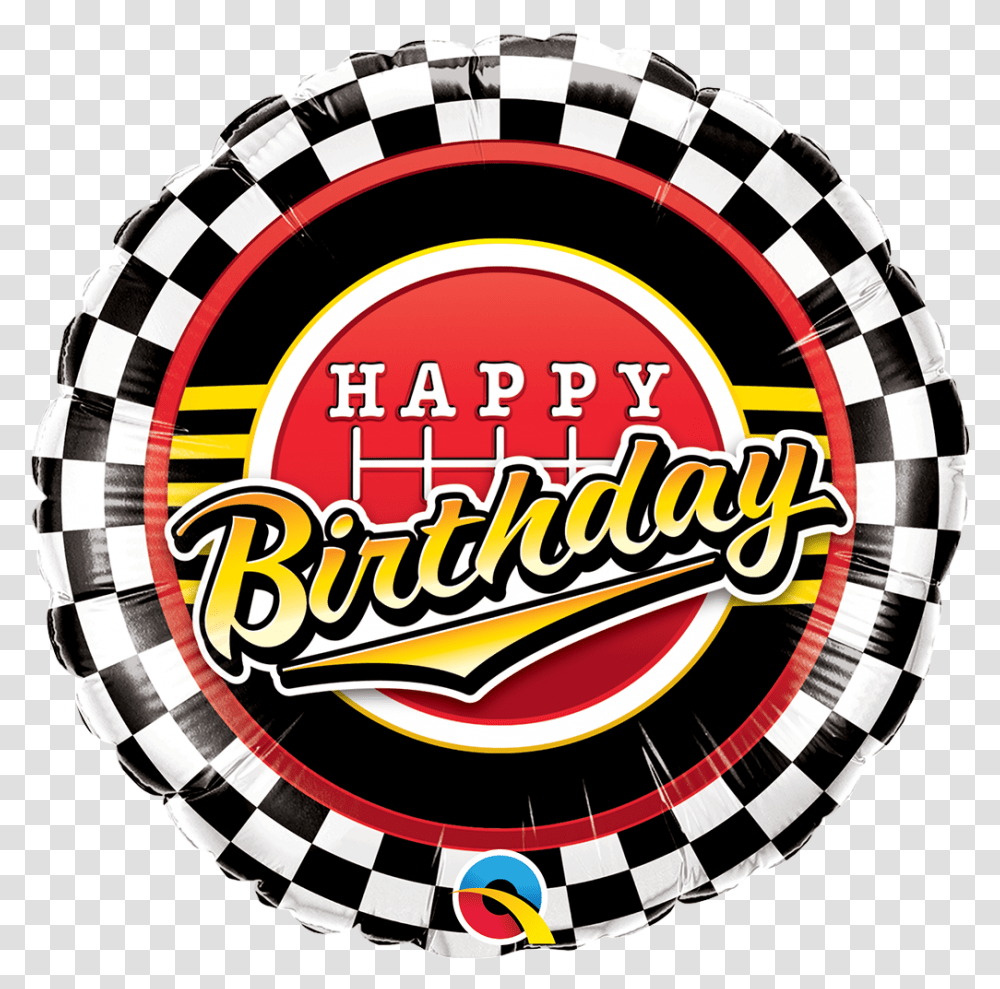 Birthday Checkered Pattern Balloon All Happy Birthday Car, Dynamite, Weapon, Weaponry, Logo Transparent Png