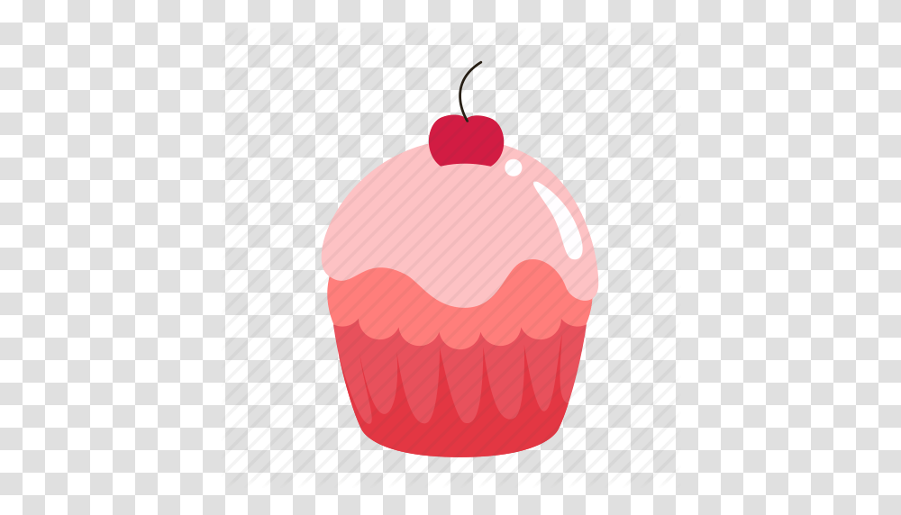 Birthday Chery Cupcake Dessert Sweet Icon, Cream, Food, Creme, Sweets Transparent Png