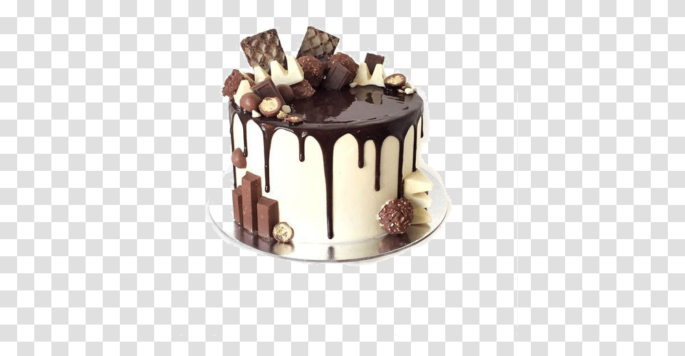 Birthday Chocolate Explosion Cake, Dessert, Food, Birthday Cake, Sweets Transparent Png
