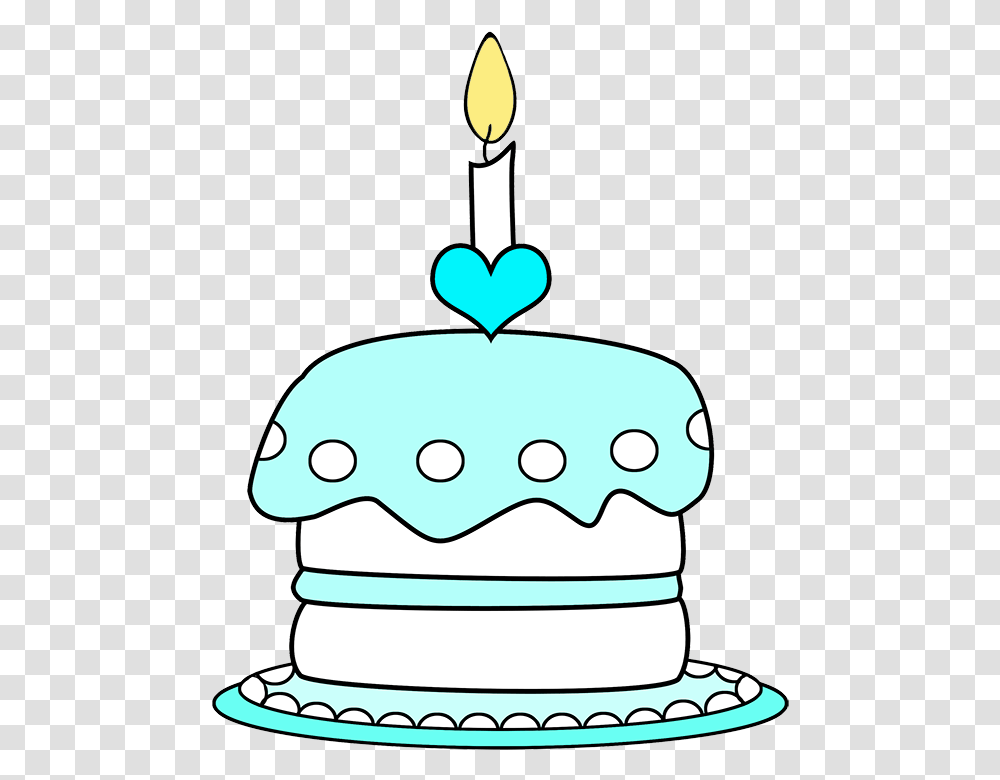Birthday Clip Art And Free Graphics Birthday Cake With One Candle Clipart, Dessert, Food, Icing, Cream Transparent Png