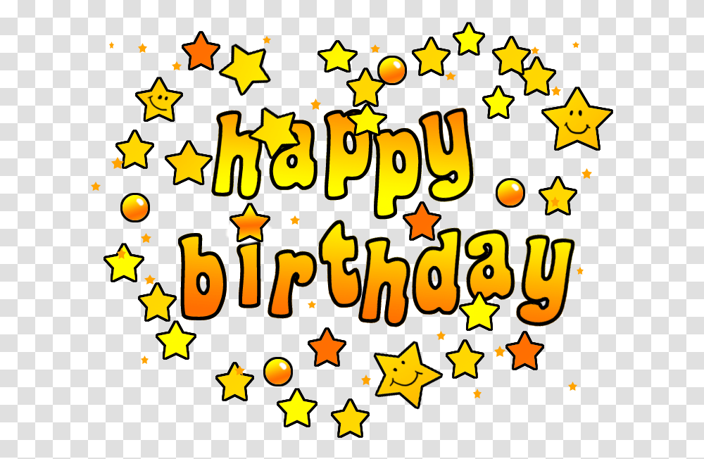 Birthday Clip Art And Yellow Birthday, Star Symbol, Number Transparent Png