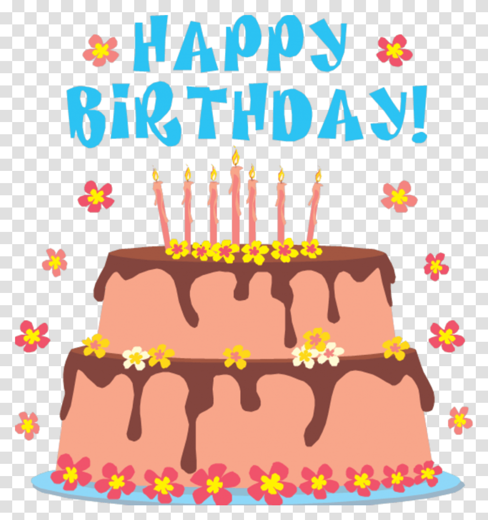 Birthday Clip Art Best Free Printable Happy Birthday, Birthday Cake, Dessert, Food Transparent Png