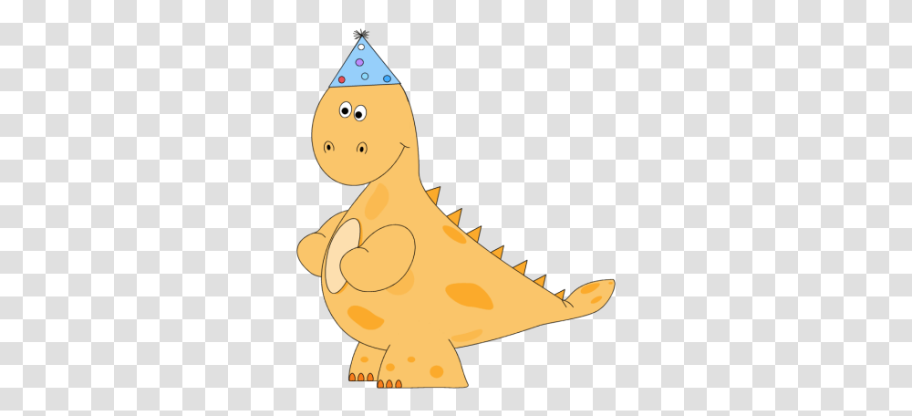 Birthday Clip Art Birthday Images Dinosaur With Birthday Hat, Animal, Sea Life, Clothing, Apparel Transparent Png