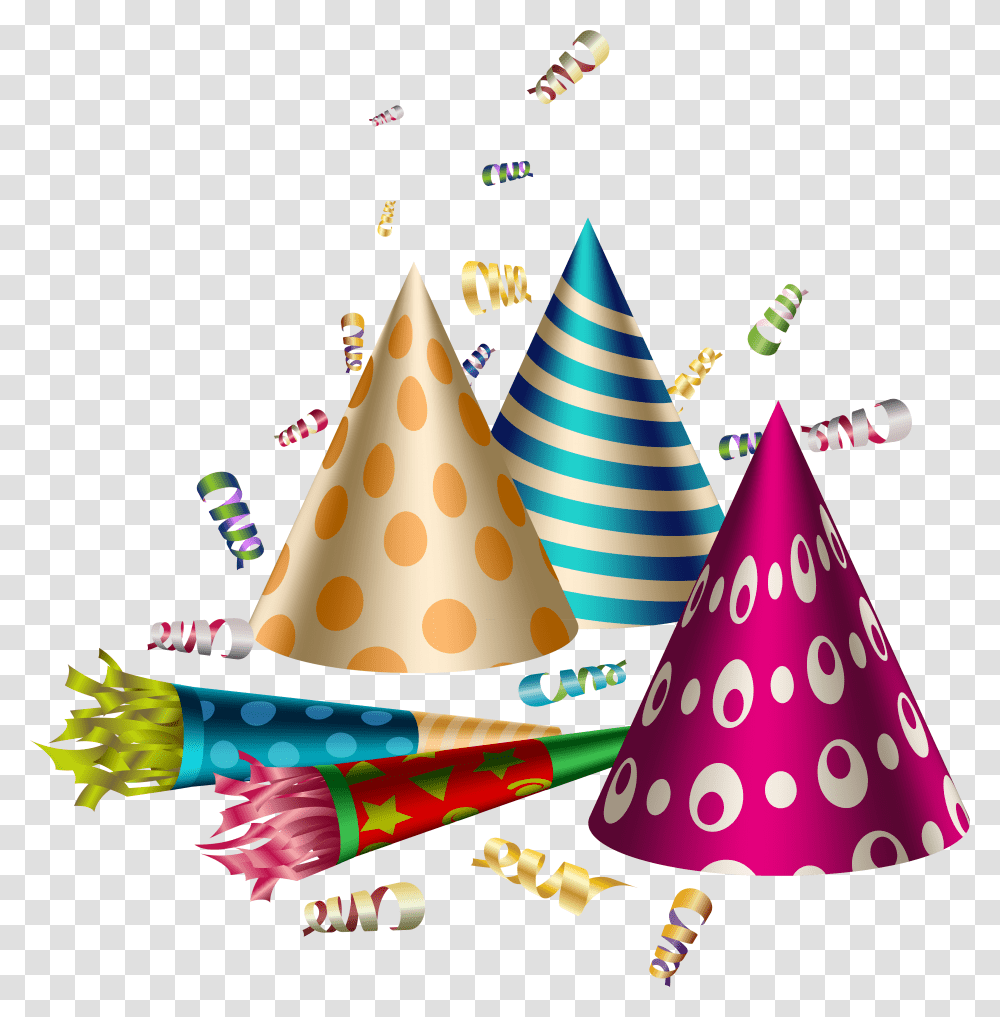 Birthday Clip Art Transprent Free Download Party Gorros De Gif, Clothing, Apparel, Party Hat, Cone Transparent Png