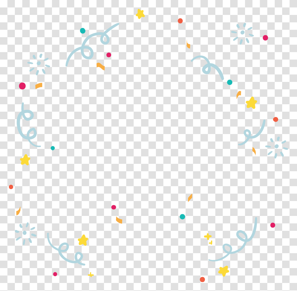 Birthday Confetti, Paper Transparent Png