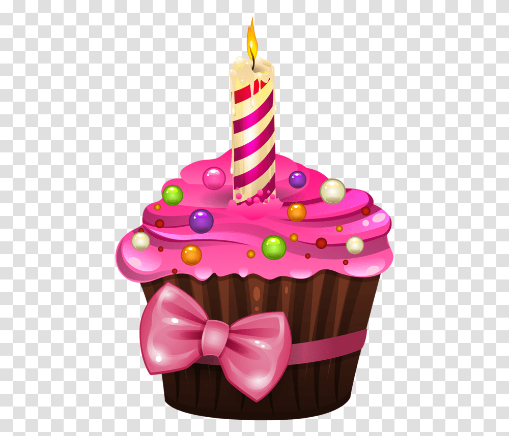 Birthday Cup Cake Picture 434372 Bolinho De Aniversrio Desenho, Cupcake, Cream, Dessert, Food Transparent Png