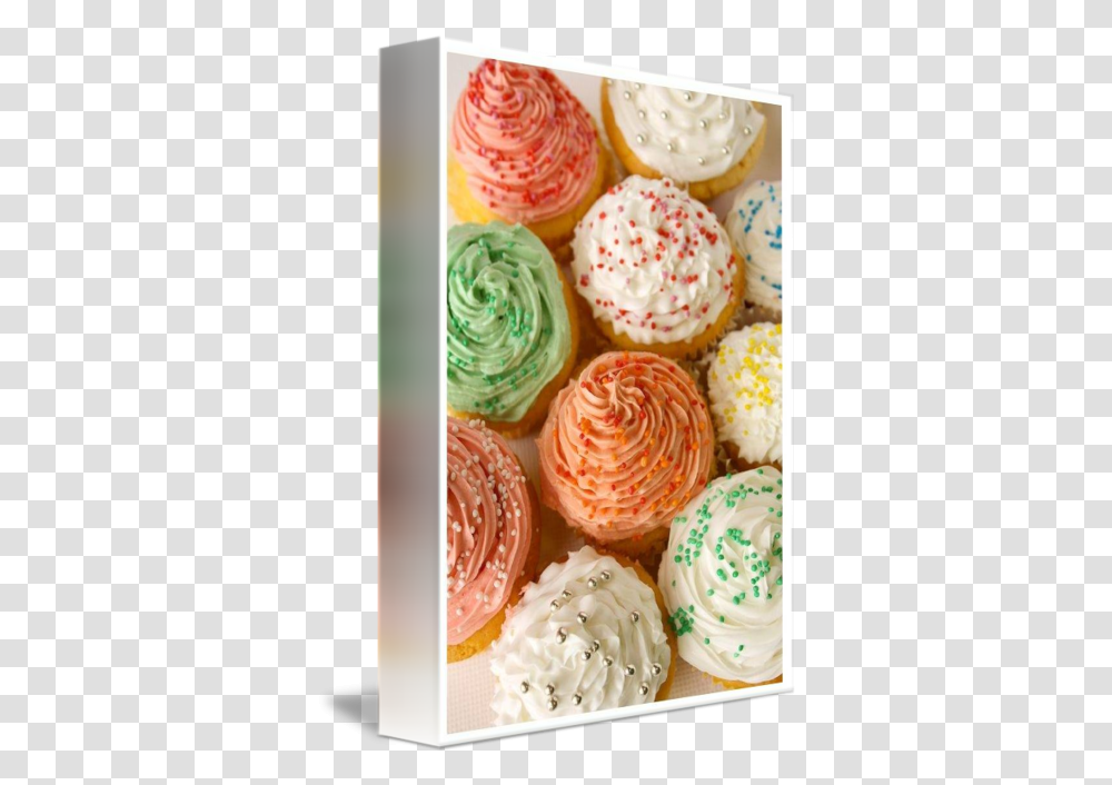 Birthday Cupcake By Framedphotography Buttercream, Icing, Dessert, Food, Creme Transparent Png