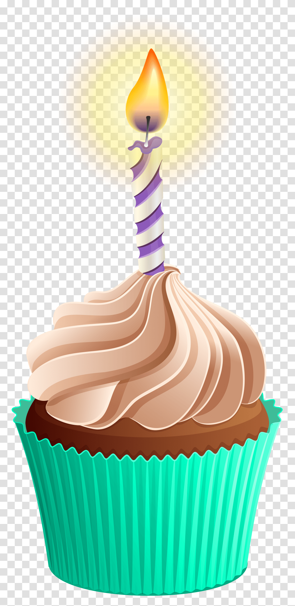 Birthday Cupcake Clip Art, Cream, Dessert, Food, Creme Transparent Png