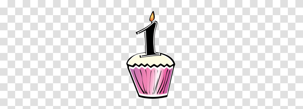 Birthday Cupcake Clip Art, Number Transparent Png