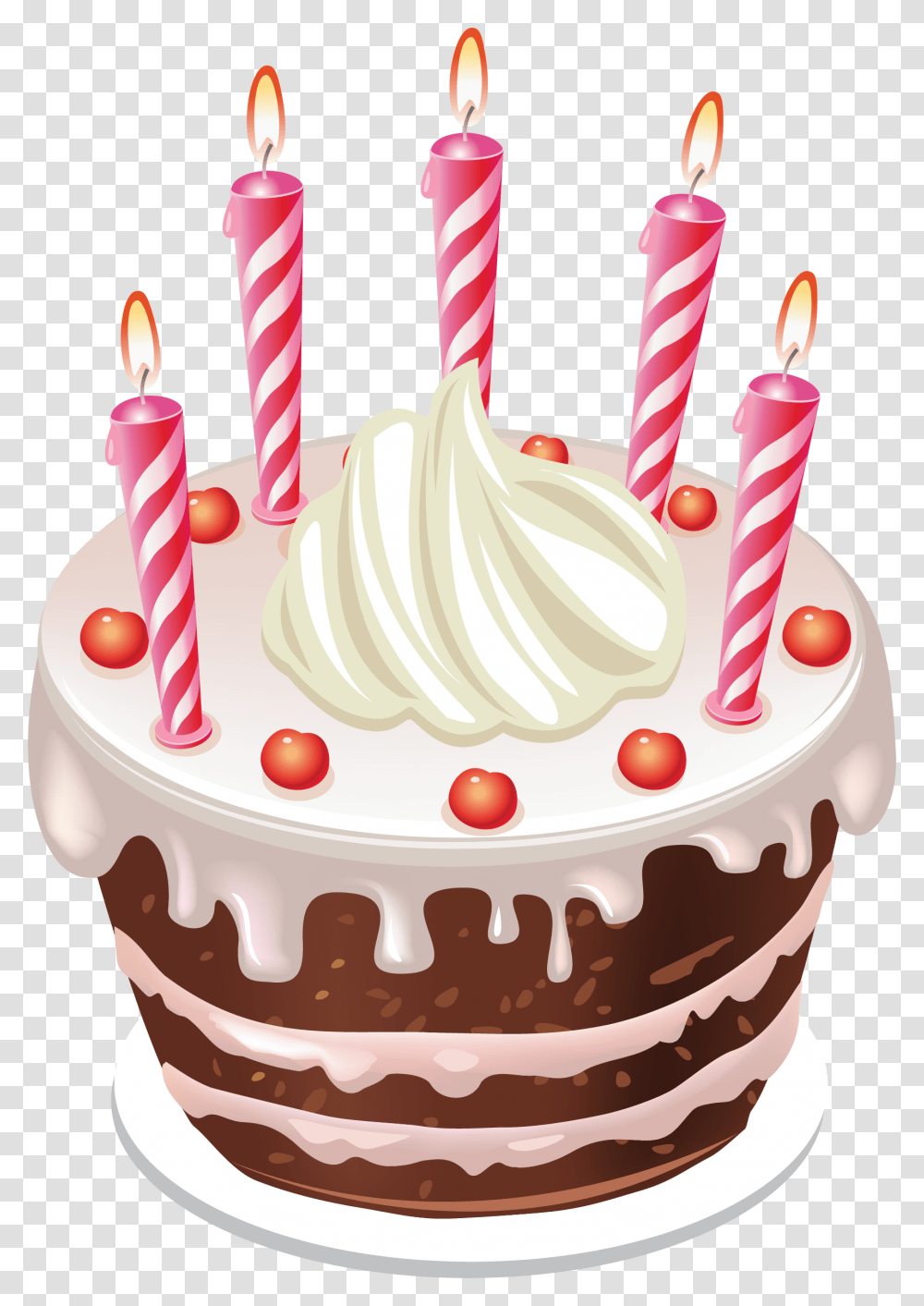 Birthday Cupcake, Dessert, Food, Birthday Cake, Cream Transparent Png