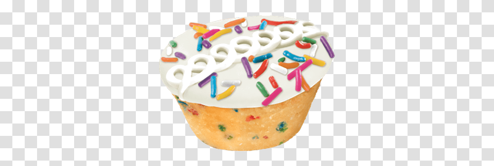 Birthday Cupcake Single Hostess Birthday Cupcake, Birthday Cake, Dessert, Food, Cream Transparent Png