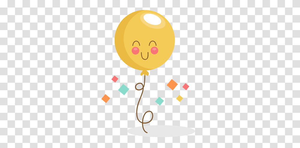 Birthday Cute Birthday Cute Images, Balloon, Paper, Confetti Transparent Png