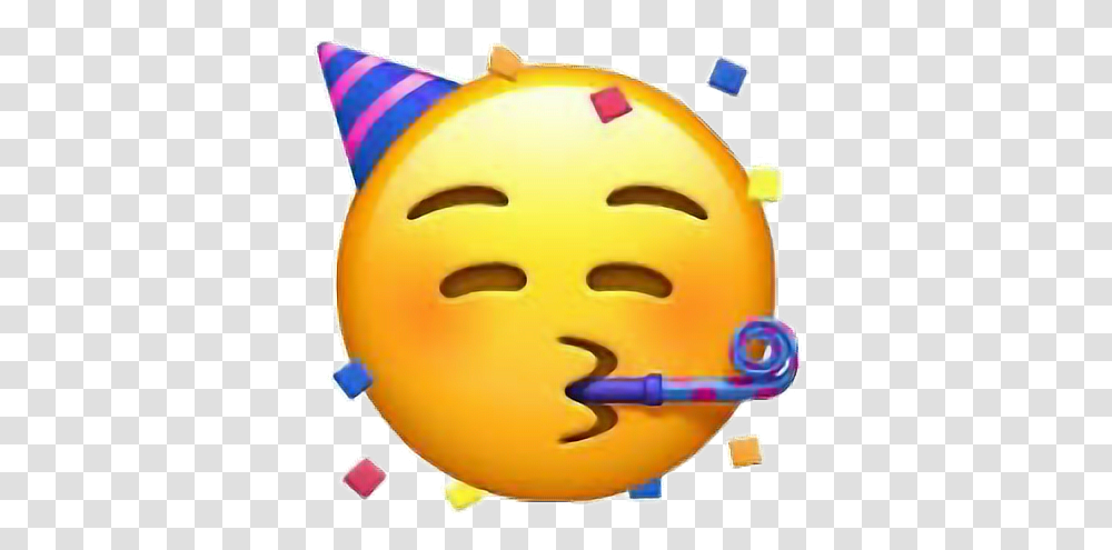 Birthday Emoji Party Stickers Birthday Happy Iphone Birthday Emoji, Clothing, Apparel, Toy, Hat Transparent Png