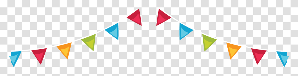 Birthday Flags Triangle, Cone, Paper Transparent Png
