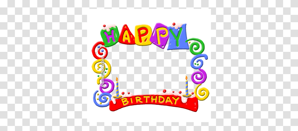 Birthday Frame Group With Items, Number, Alphabet Transparent Png
