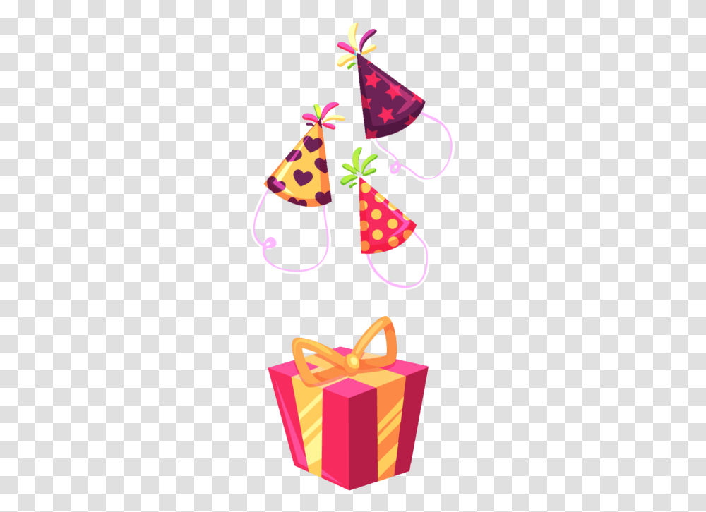 Birthday Gift Vector, Apparel, Party Hat Transparent Png