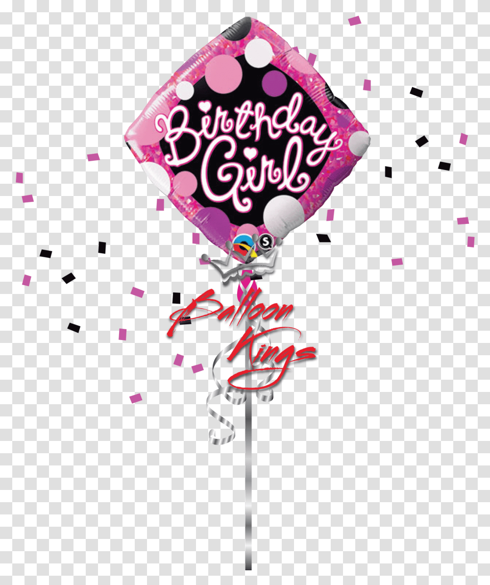 Birthday Girl Birthday Girl, Paper, Confetti, Ball, Heart Transparent Png