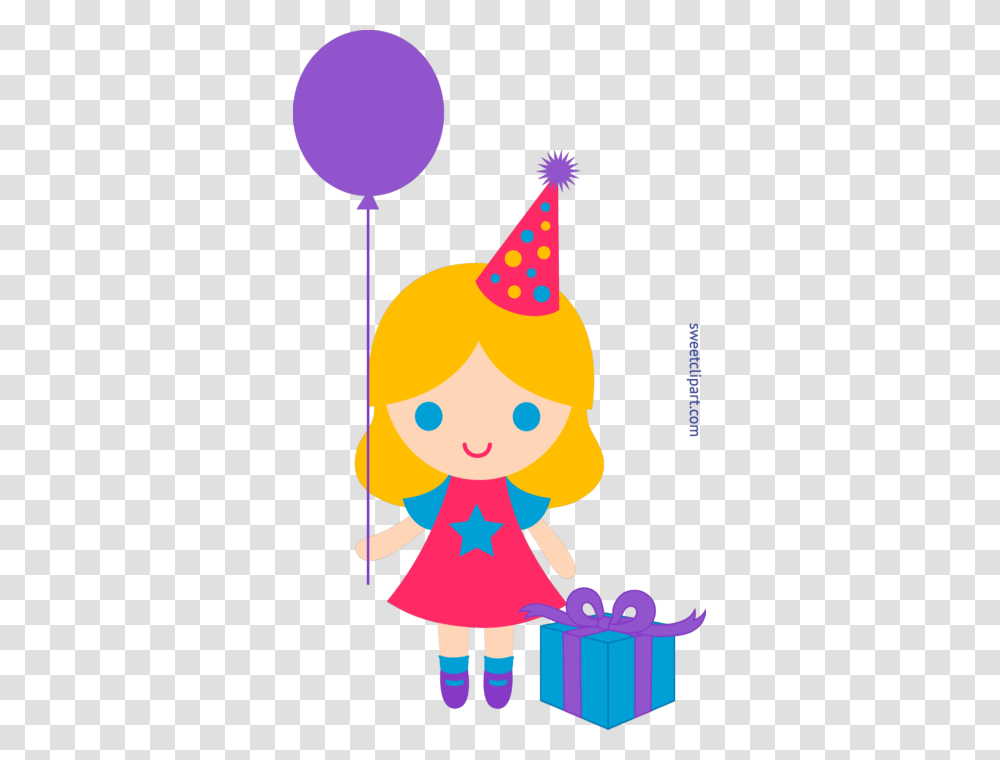Birthday Girl Clip Art, Apparel, Party Hat Transparent Png