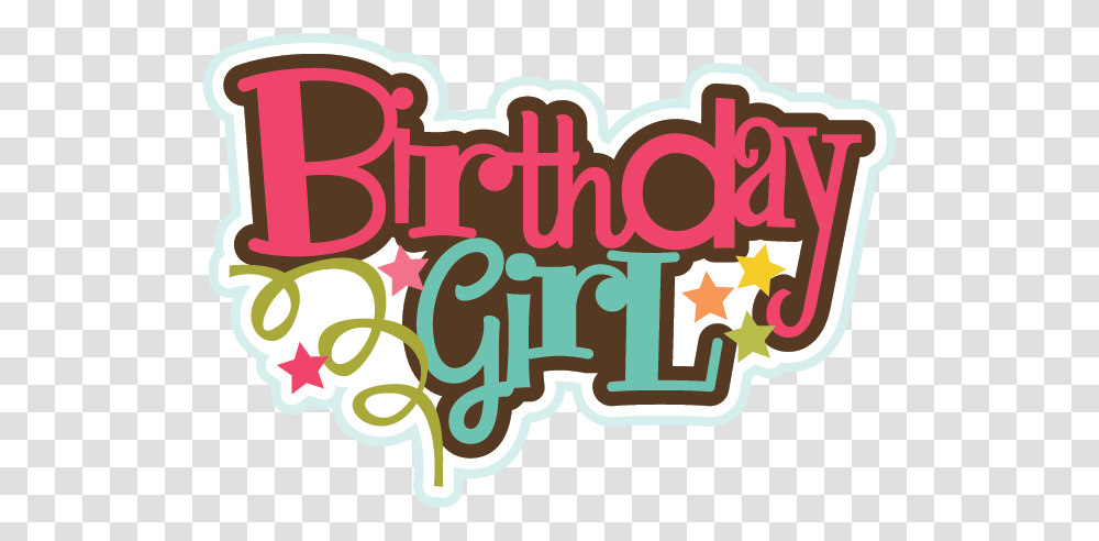 Birthday Girl Clipart Collection, Alphabet, Label, Number Transparent Png