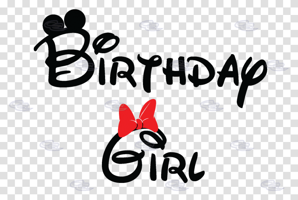 Birthday Girl Minnie Mouse Happy 1st Birthday Transparent Png