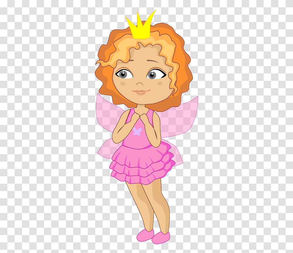Birthday Girl With A Crown Clipart Free Download Fairy, Person, Human Transparent Png