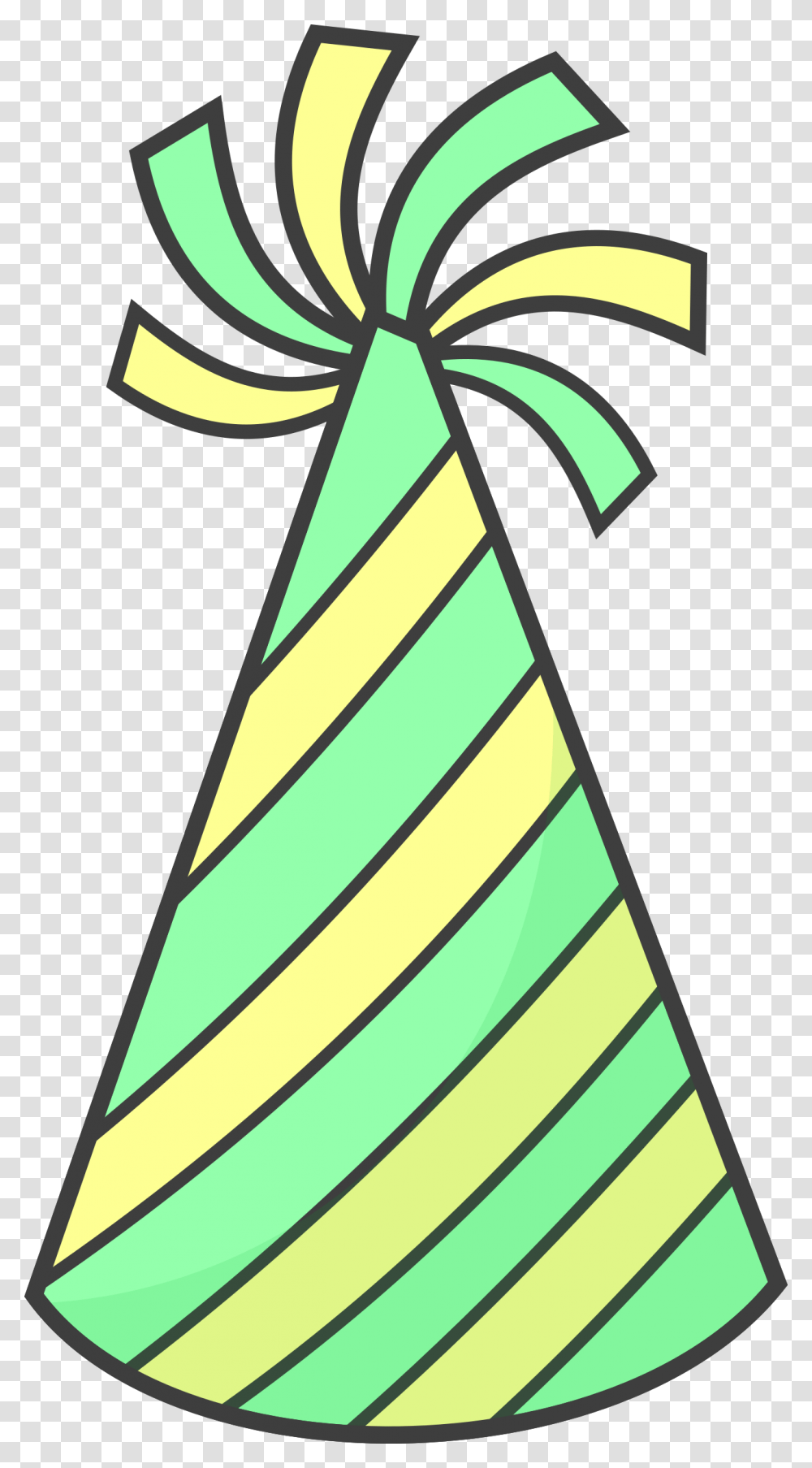 Birthday Hat Party Hat Clipart, Clothing, Apparel, Tie, Accessories Transparent Png