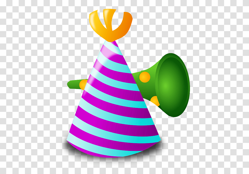 Birthday Icon, Apparel, Party Hat Transparent Png