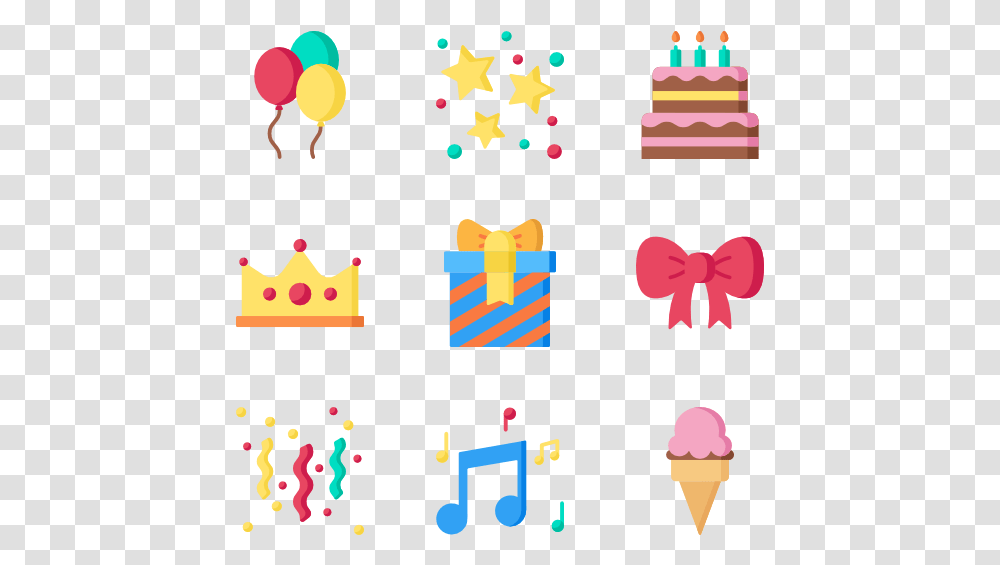 Birthday Icon, Dessert, Food, Birthday Cake, Cream Transparent Png